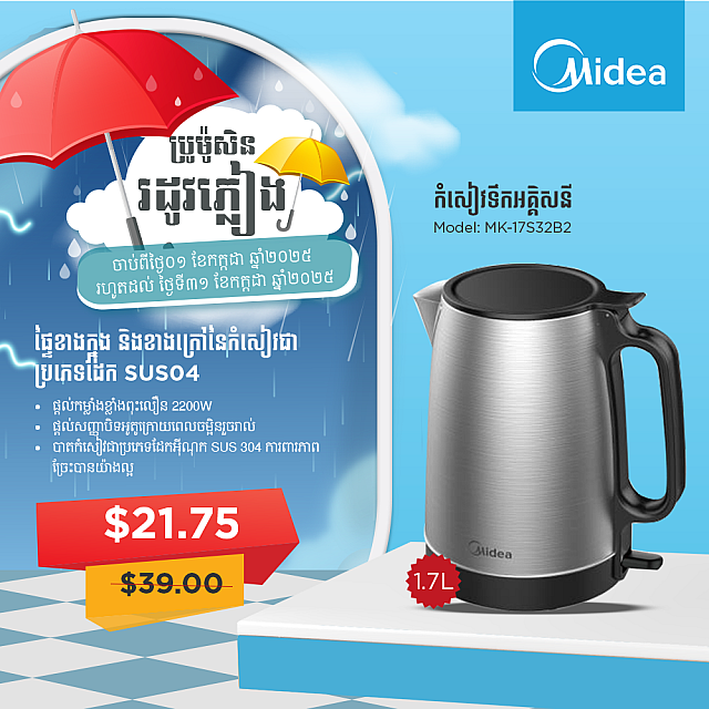 Midea Kettle (1.7L)